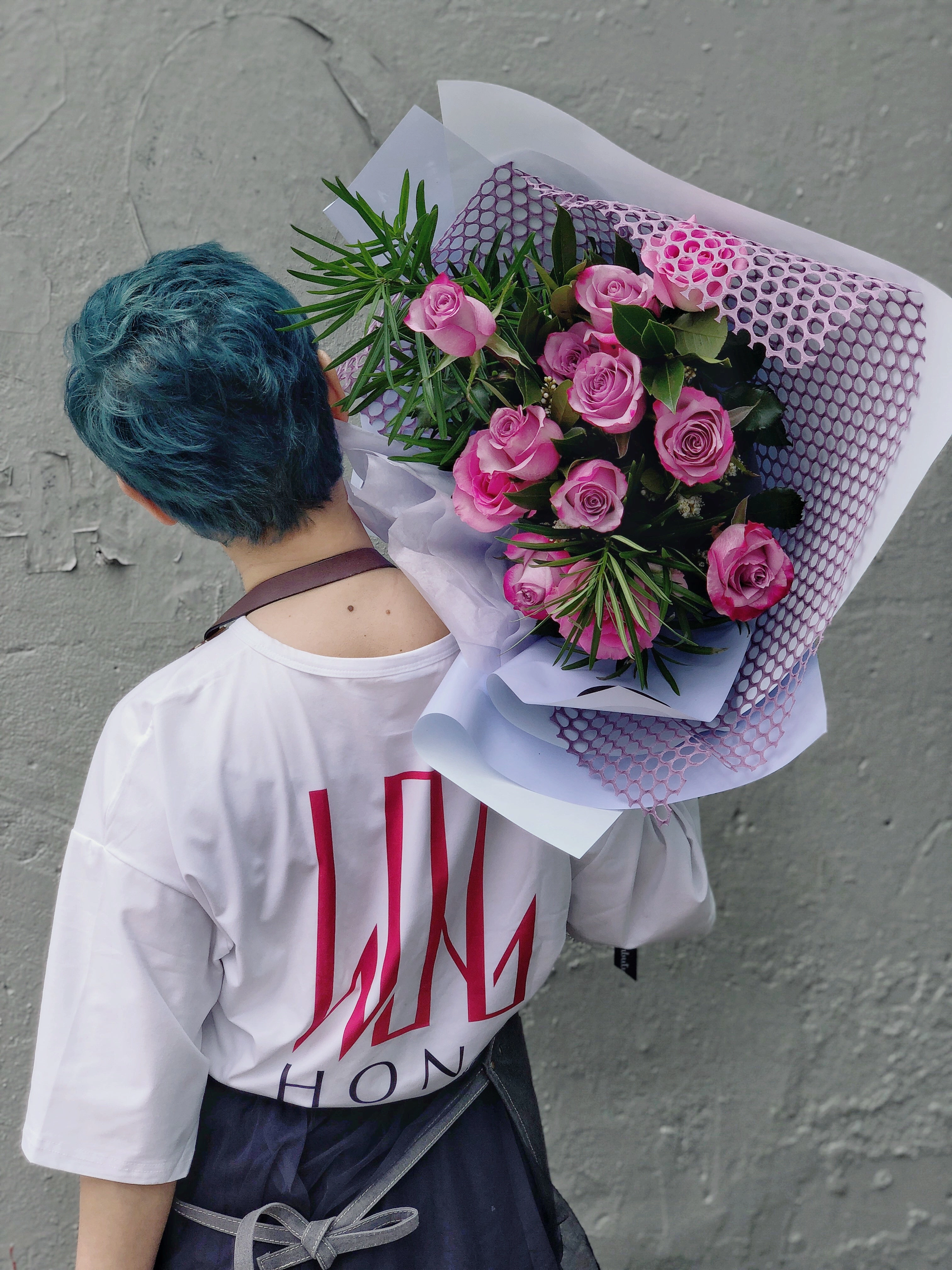 Dozen Purple/Lavender Rose Bouquet,mother's day bouquet