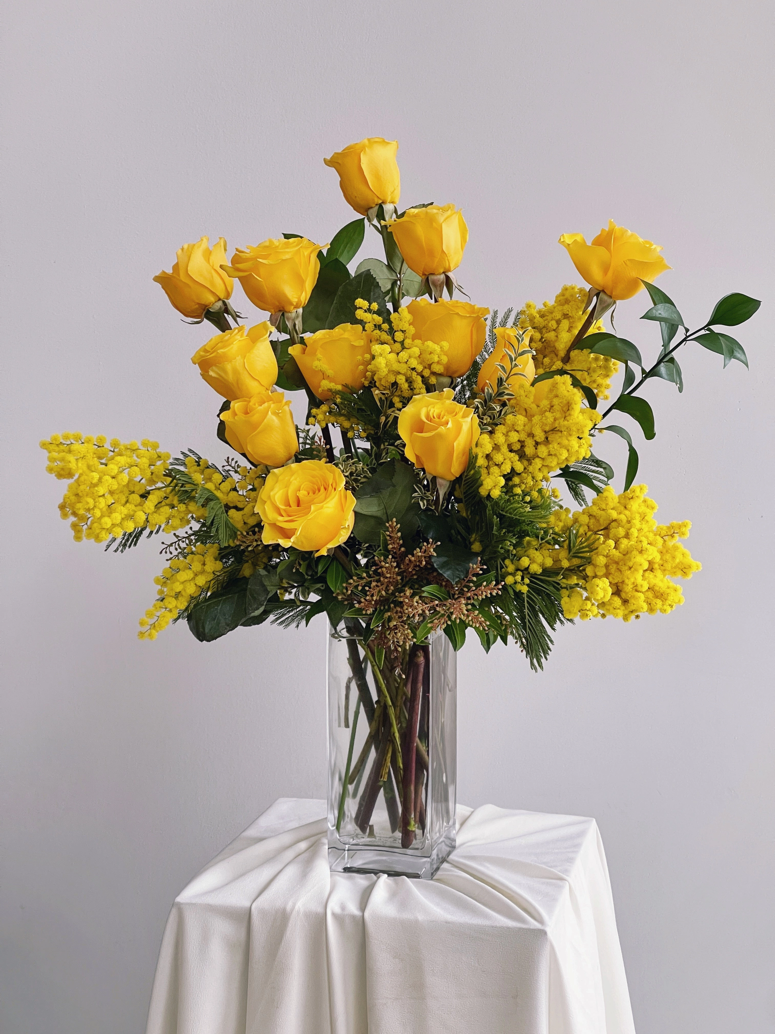 Dozen Roses Arrangement,romantic flower gift