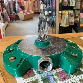 Dramm spinning sprinkler,potted plant decor