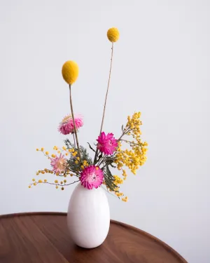 Dried Floral Mini Bud Vase Arrangement,realistic flower bouquet 