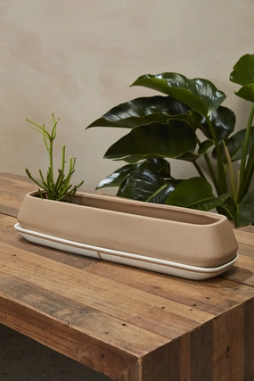 Dublin Planter & Saucer Large,indoor flower container