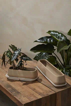 Dublin Planter and Saucer Small,indoor flower container