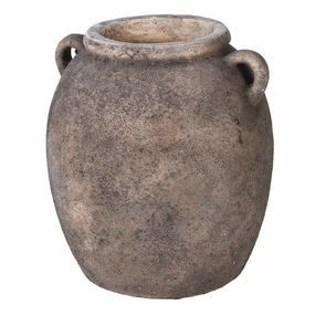 Earthenware Vase 32cm,hand-painted ceramic vase