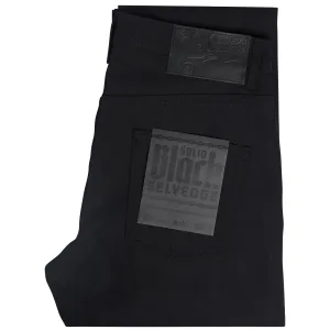 Easy Guy - Solides Schwarz Selvedge
