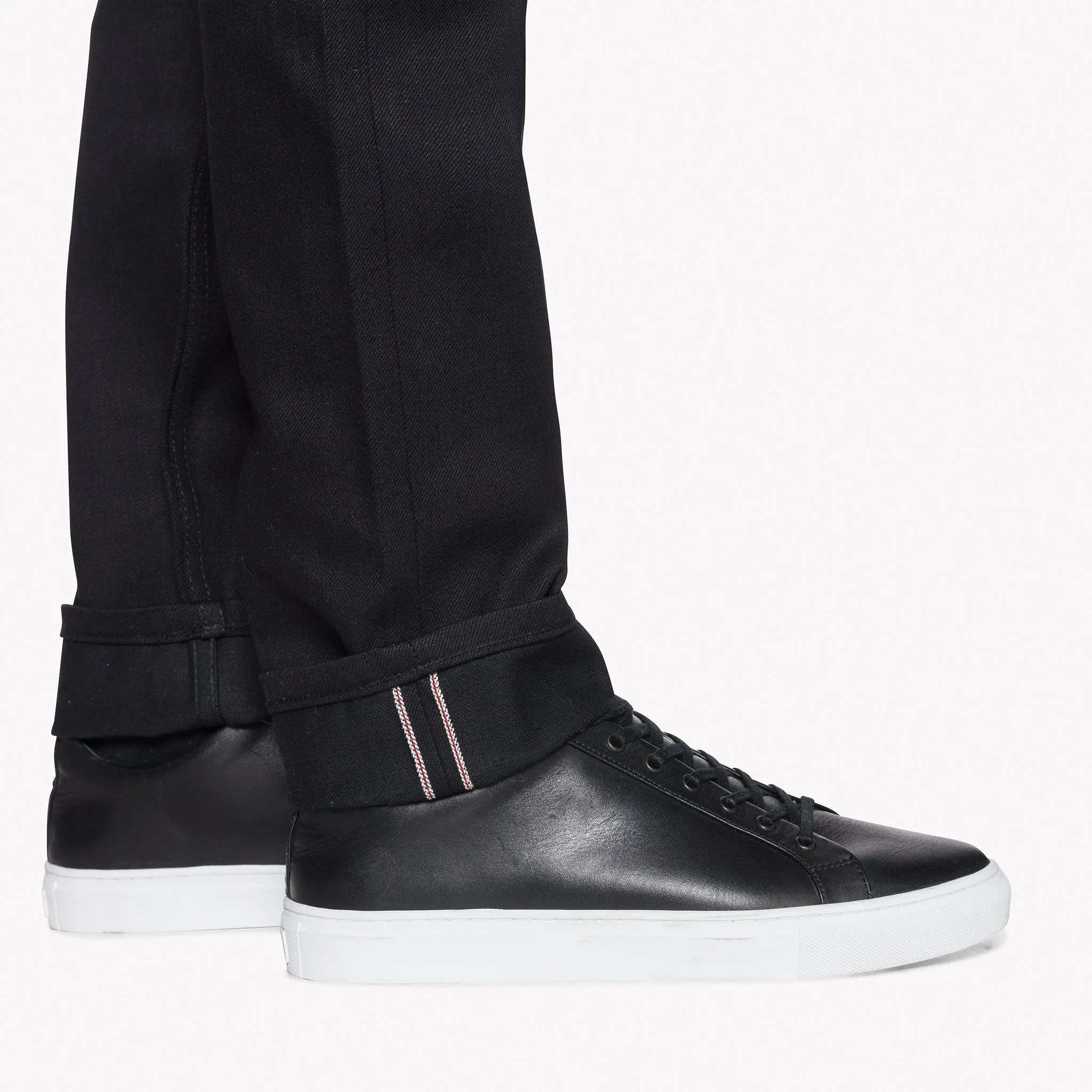 Easy Guy - Solides Schwarz Selvedge