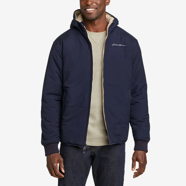 Eddie Bauer Herren Buckhorn Reversibles Kapuzenjacke - Atlantik Eddie Bauer