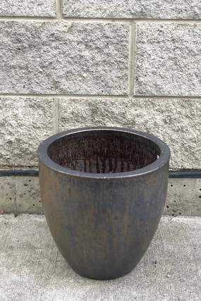 Egg Ceramic Planter Heavy Metal Medium,indoor flower container