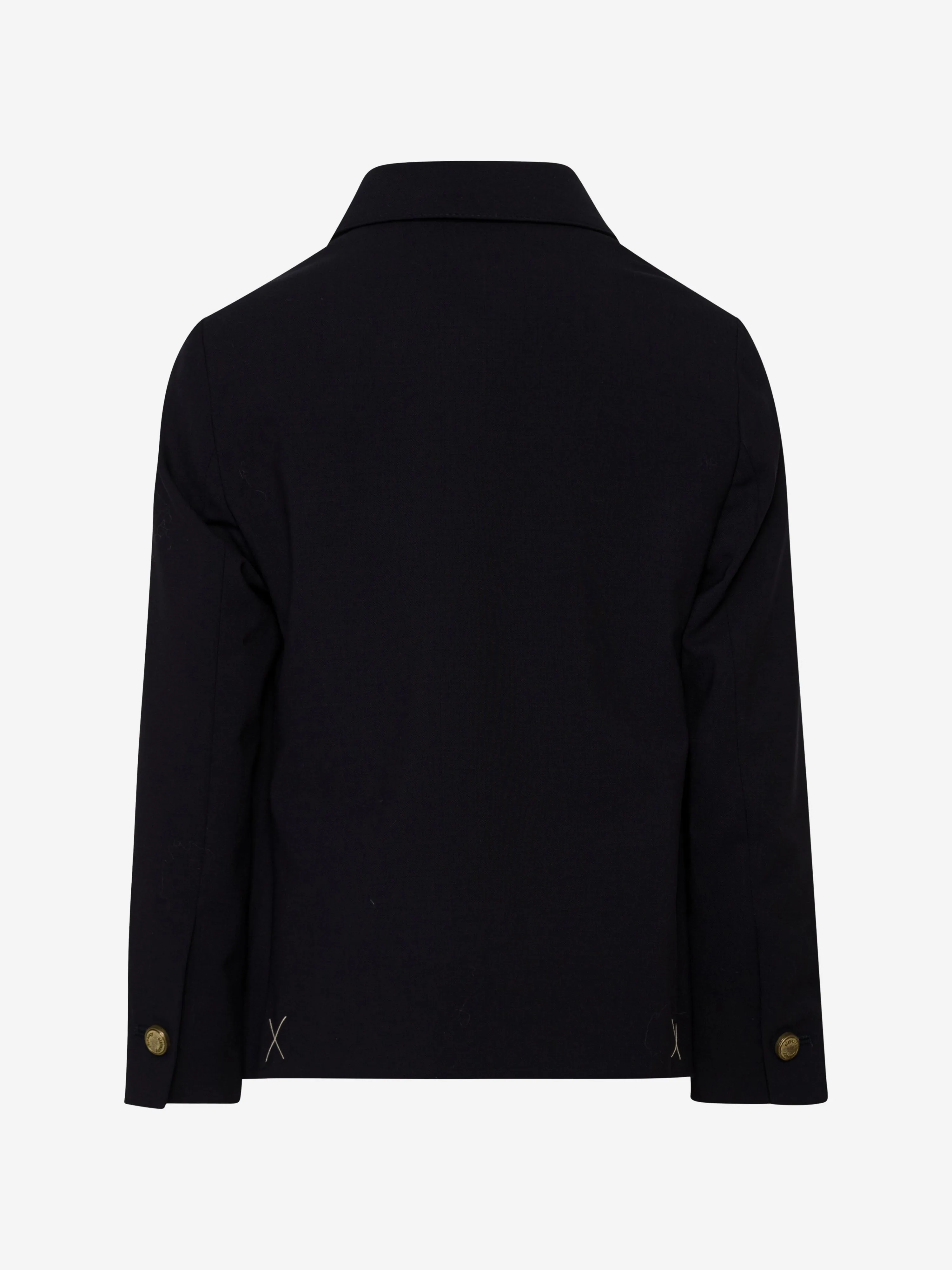 Eleventy Boys Wollanzug Jacke in Marineblau
