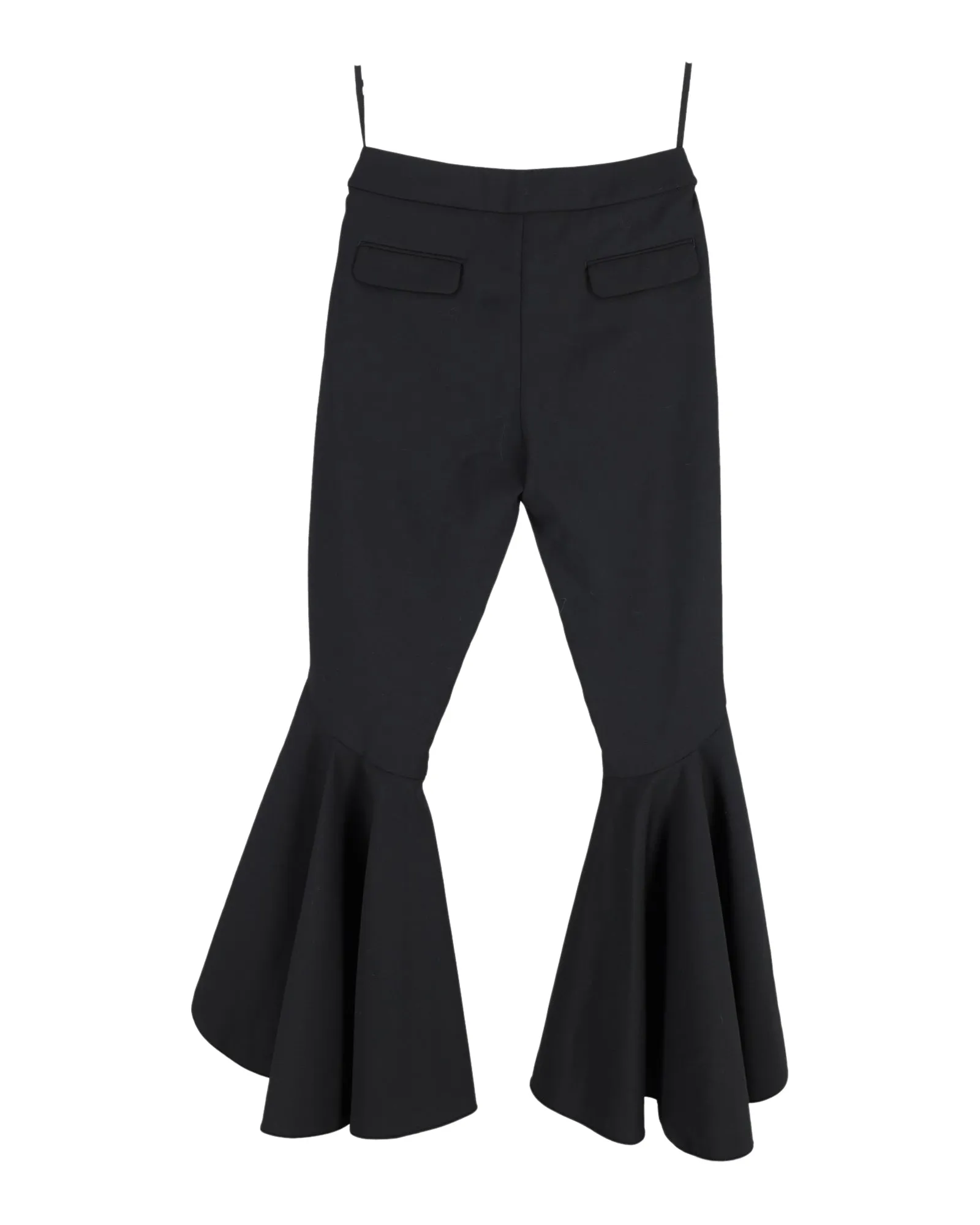 Ellery Weite Hose in Schwarz aus Polyester