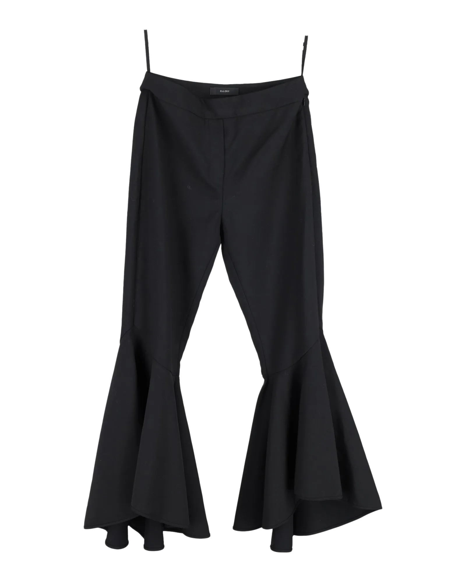 Ellery Weite Hose in Schwarz aus Polyester