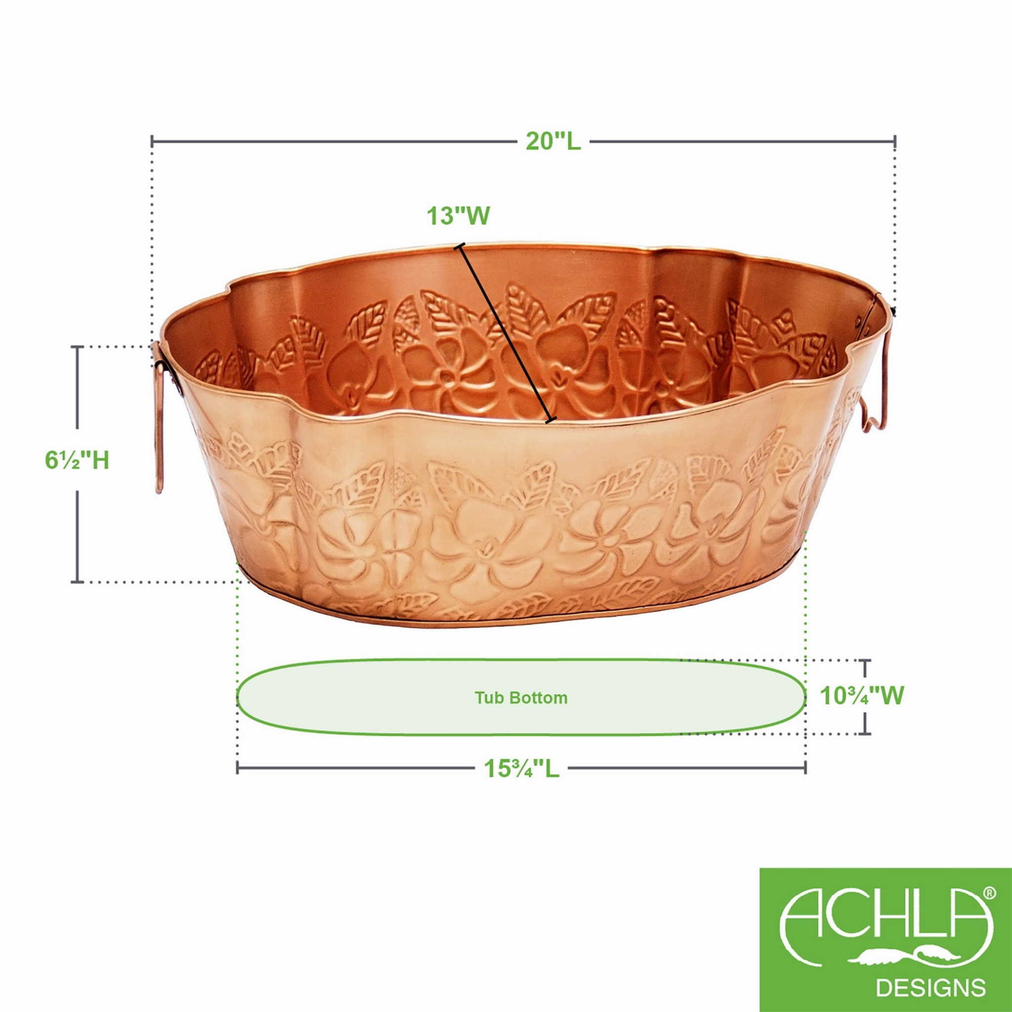 Embossed Tub