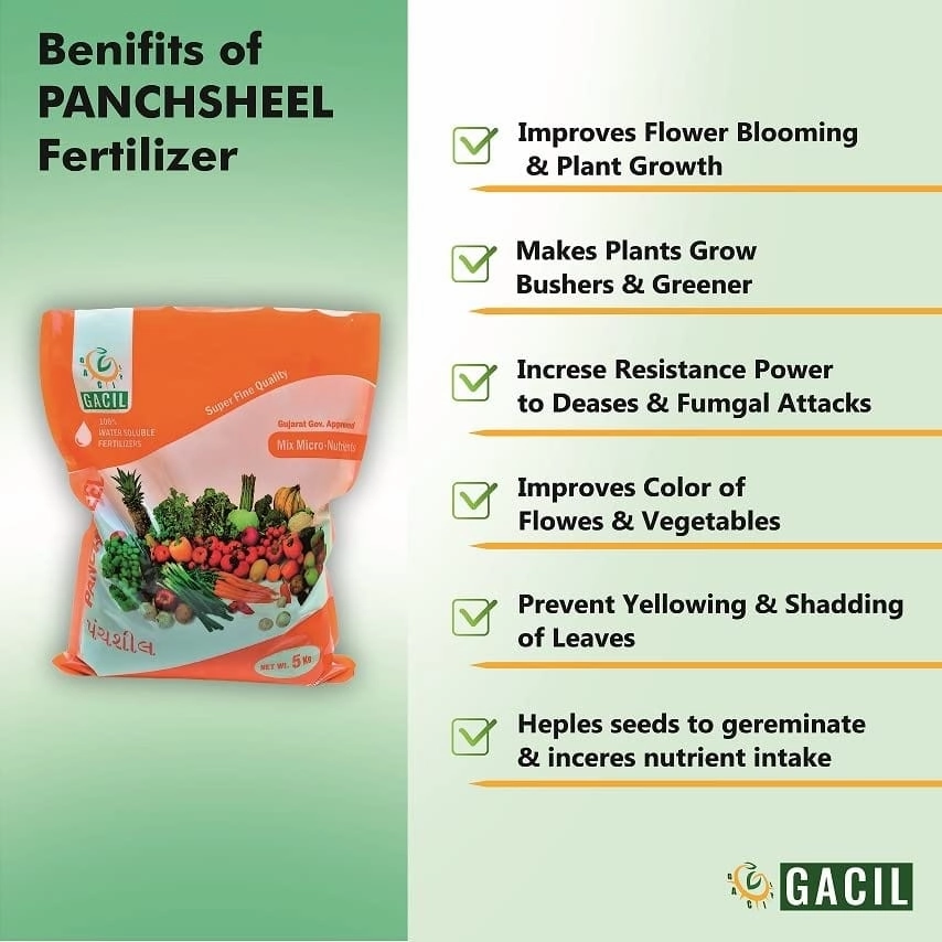 Enriched Multi Micronutrients Fertilizer Growth Booster for All Plants & Crops (5 kgs)