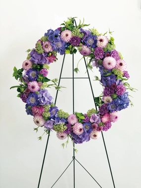 ER-2 Bicolour or Multicolour Wreath,romantic flower gift