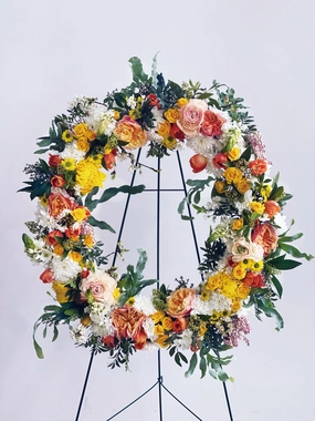 ER-4 Rustic Style Wreath,romantic flower gift