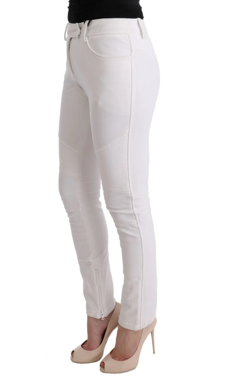 Ermanno Scervino Chic Slim Fit Baumwoll-Hose für Damen
