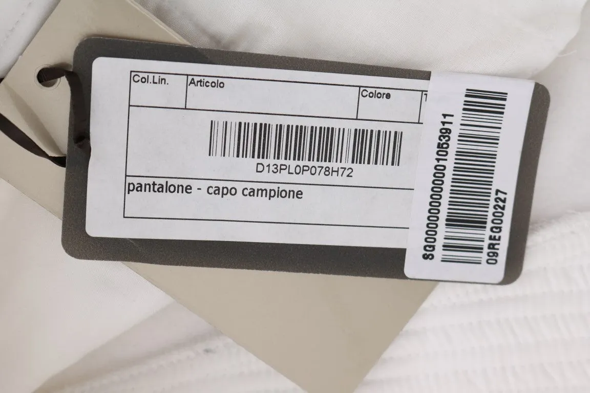 Ermanno Scervino Chic Slim Fit Baumwoll-Hose für Damen