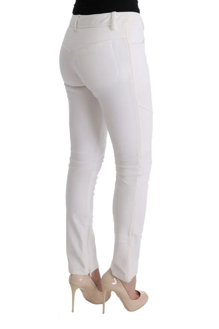 Ermanno Scervino Chic Slim Fit Baumwoll-Hose für Damen