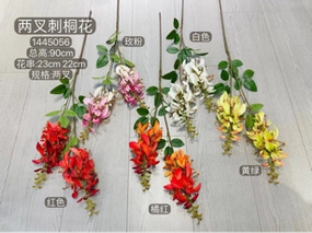 Erythrina variegata Coral Tree Artificial flower wedding line flower realistic flower bouquet  
