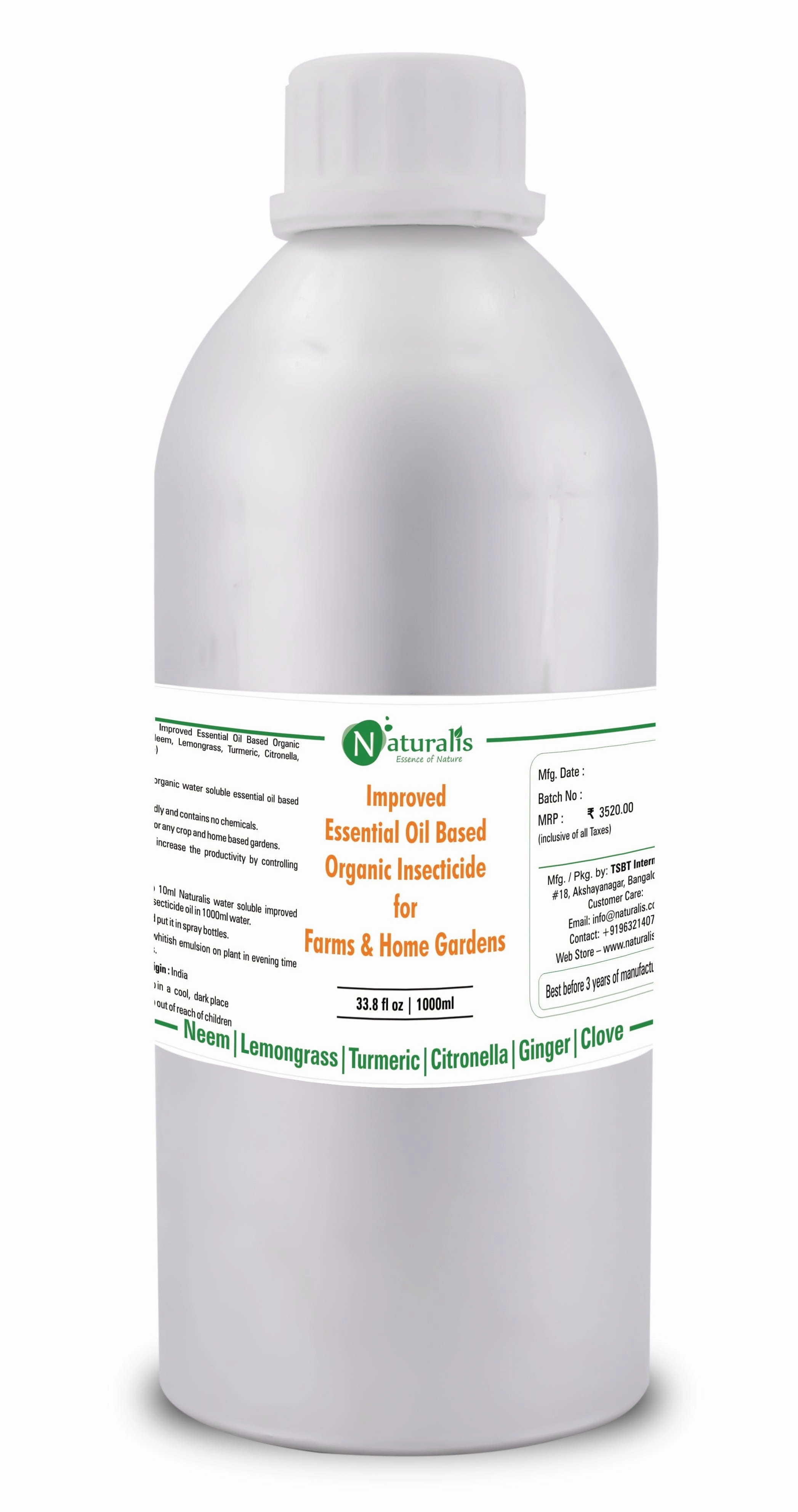 Essential Oil Based Organic Insecticide