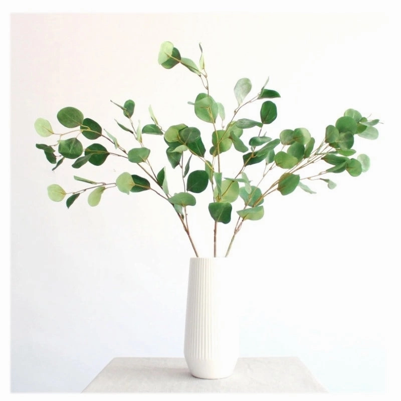 Eucalyptus Artificial Greenery 90cm Stem Green EUCALYPTUS012,dried artificial flower