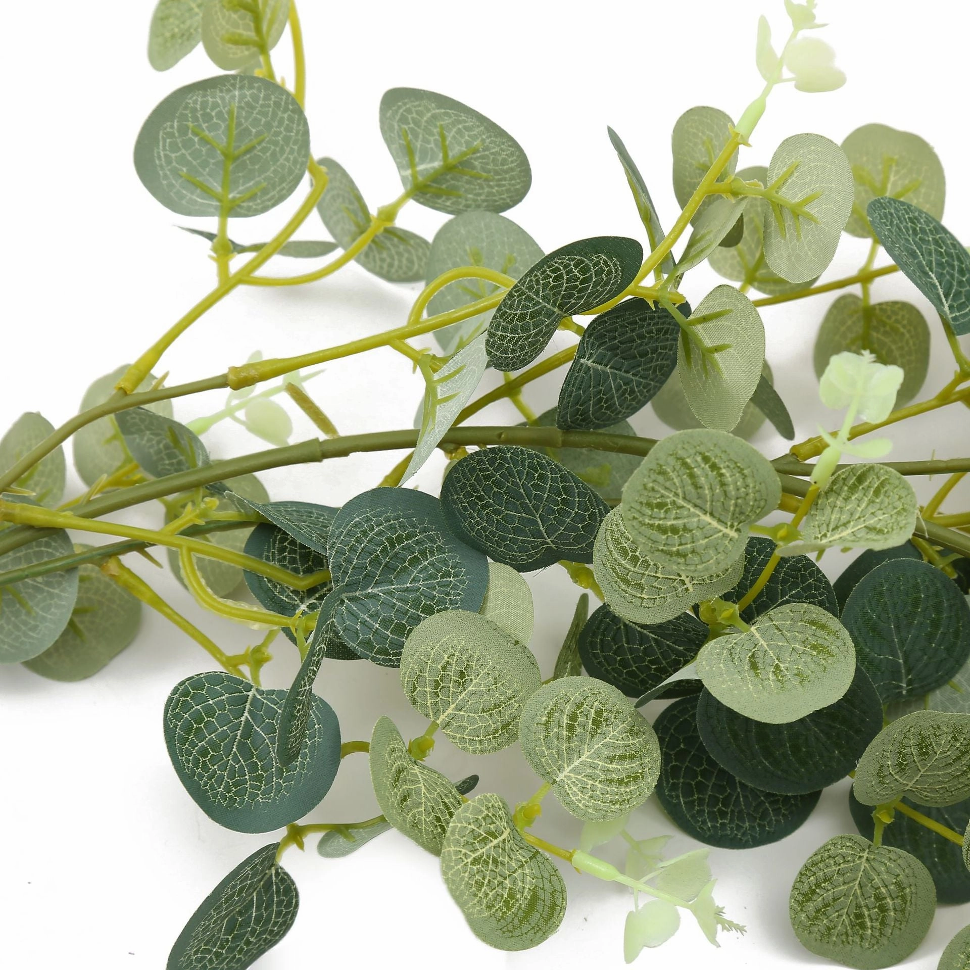 Eucalyptus Rose 190CM Artificial Foliage White GREENERYROSE01