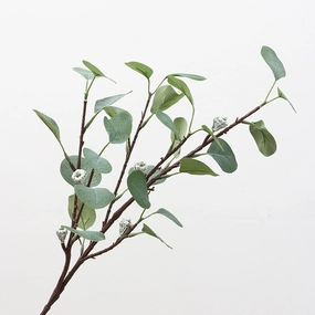 Eucalyptus with Fruit Artificial Greenery 66cm Stem EUCALYPTUS0001,dried artificial flower