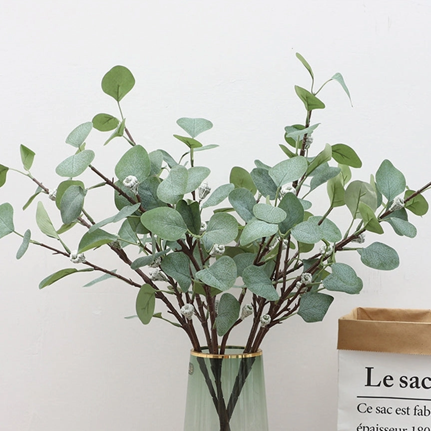 Eucalyptus with Fruit Artificial Greenery 66cm Stem EUCALYPTUS0001