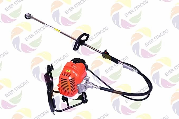 Everstrong Heavy Duty 52CC/1900W Engine Backpack Brush Cutter with Attachments (Petrol & 2T Oil Powered),organic plant fertilizer