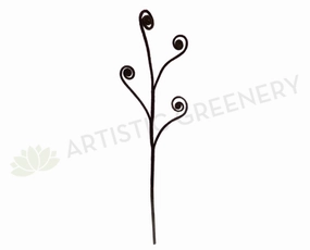 F0042(2) Fiddlehead Fern / Curly Fern Frond 87cm Brown,garden field mower