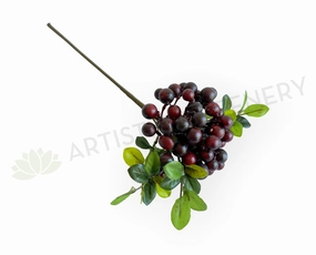 F0165 Viburnum Berry Spray 33cm Deep Red,artificial flower bouquet 