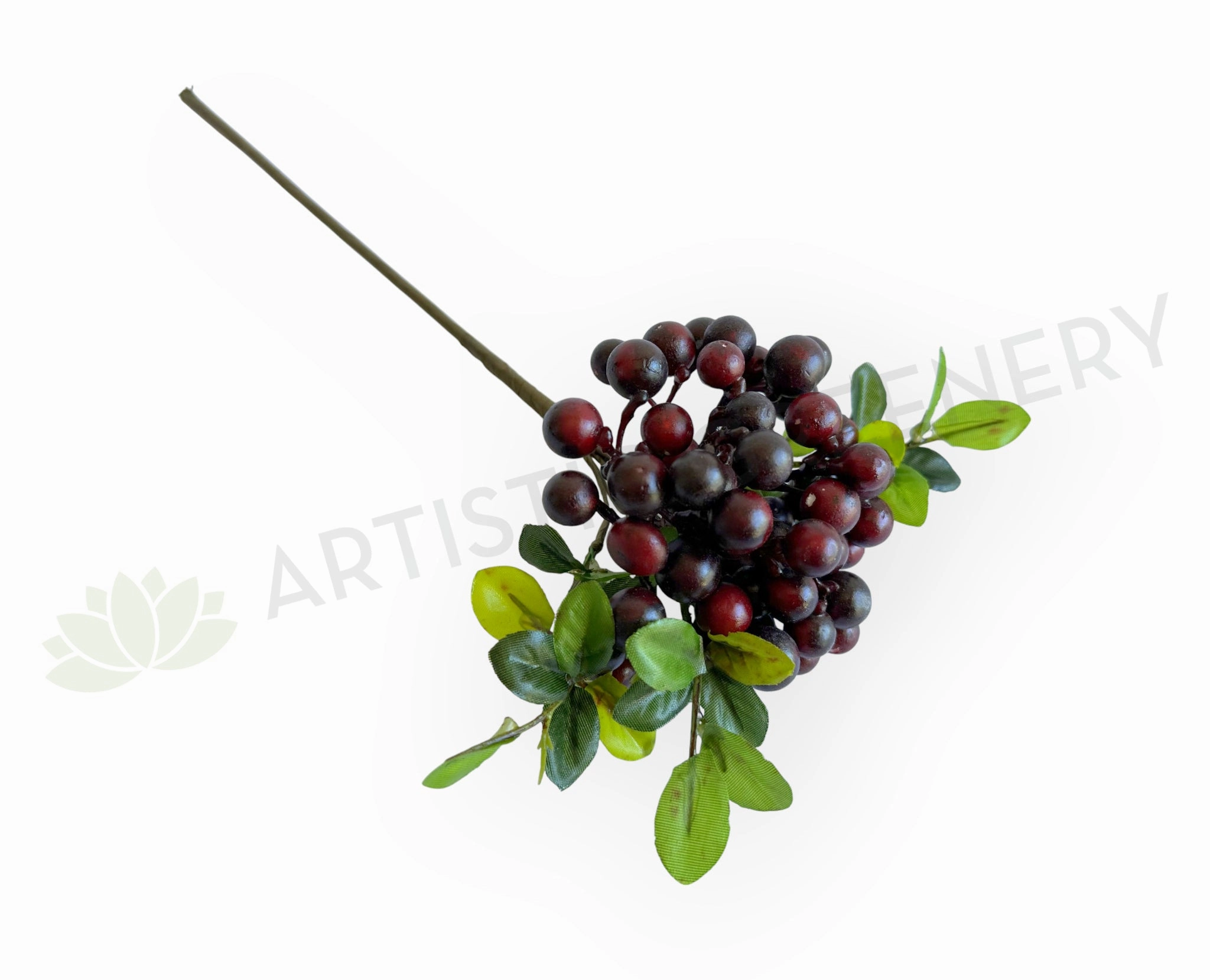 F0165 Viburnum Berry Spray 33cm Deep Red,artificial flower bouquet 