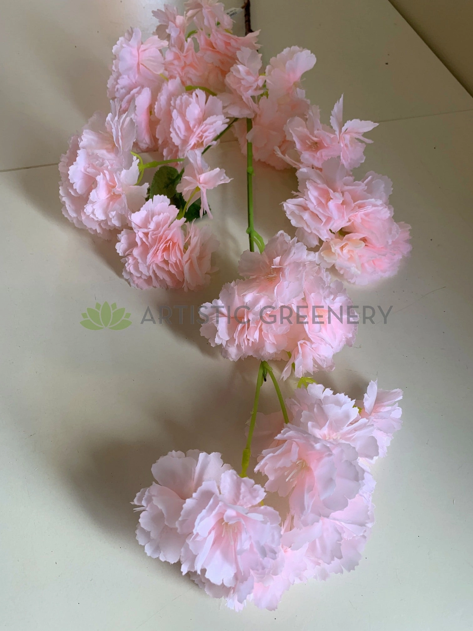 F0237NB Clearance Stock - Blossom Branch 98cm White / Light Pink