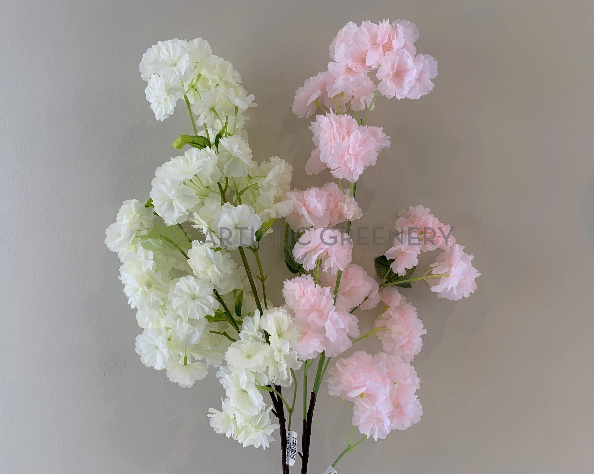 F0237NB Clearance Stock - Blossom Branch 98cm White / Light Pink