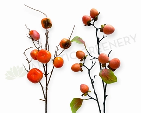 F0264-S90 Artificial Persimmon Fruit Spray 2 Styles,artificial flower bouquet 