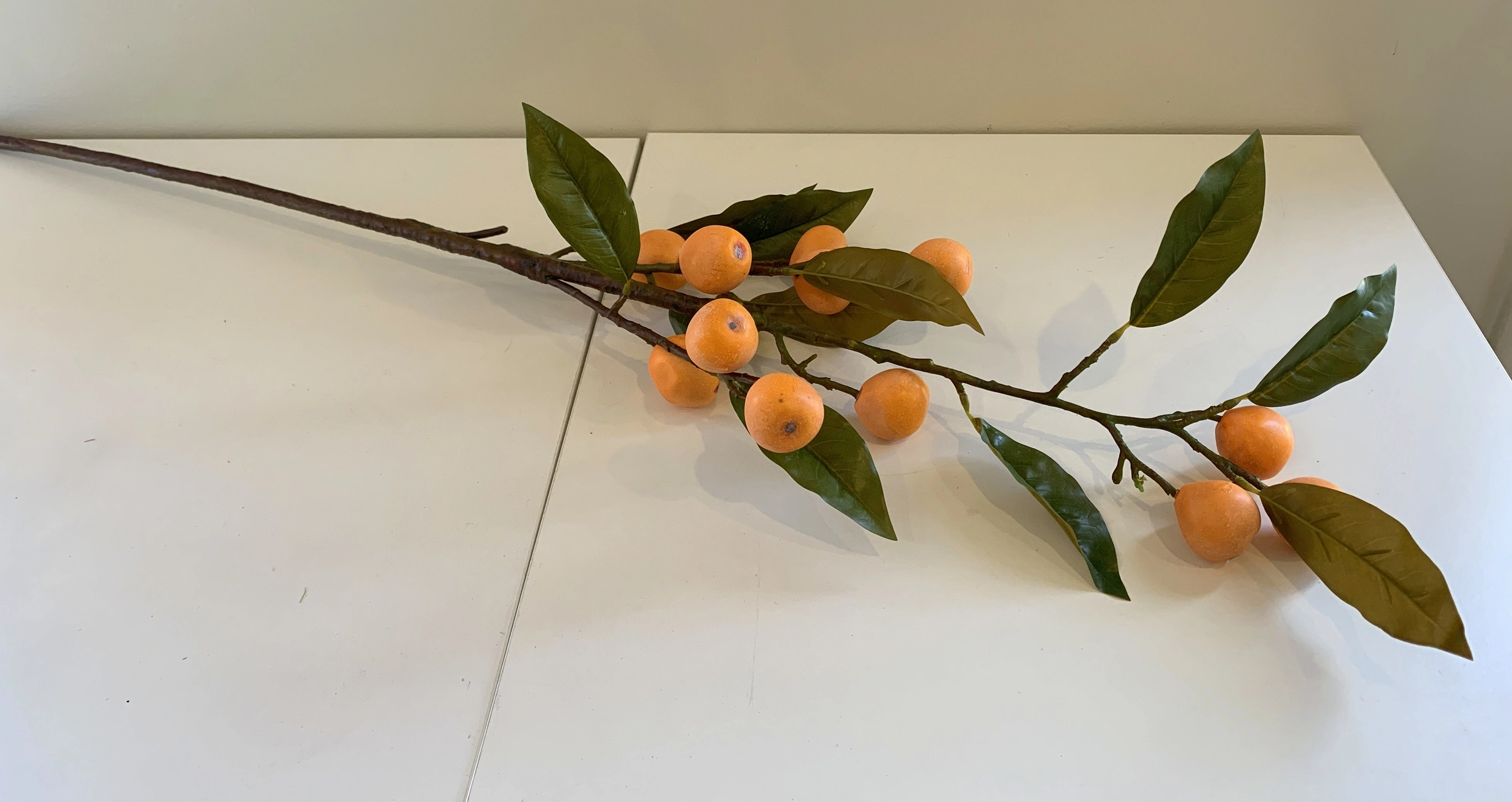F0276 Artificial Loquat Spray 112cm