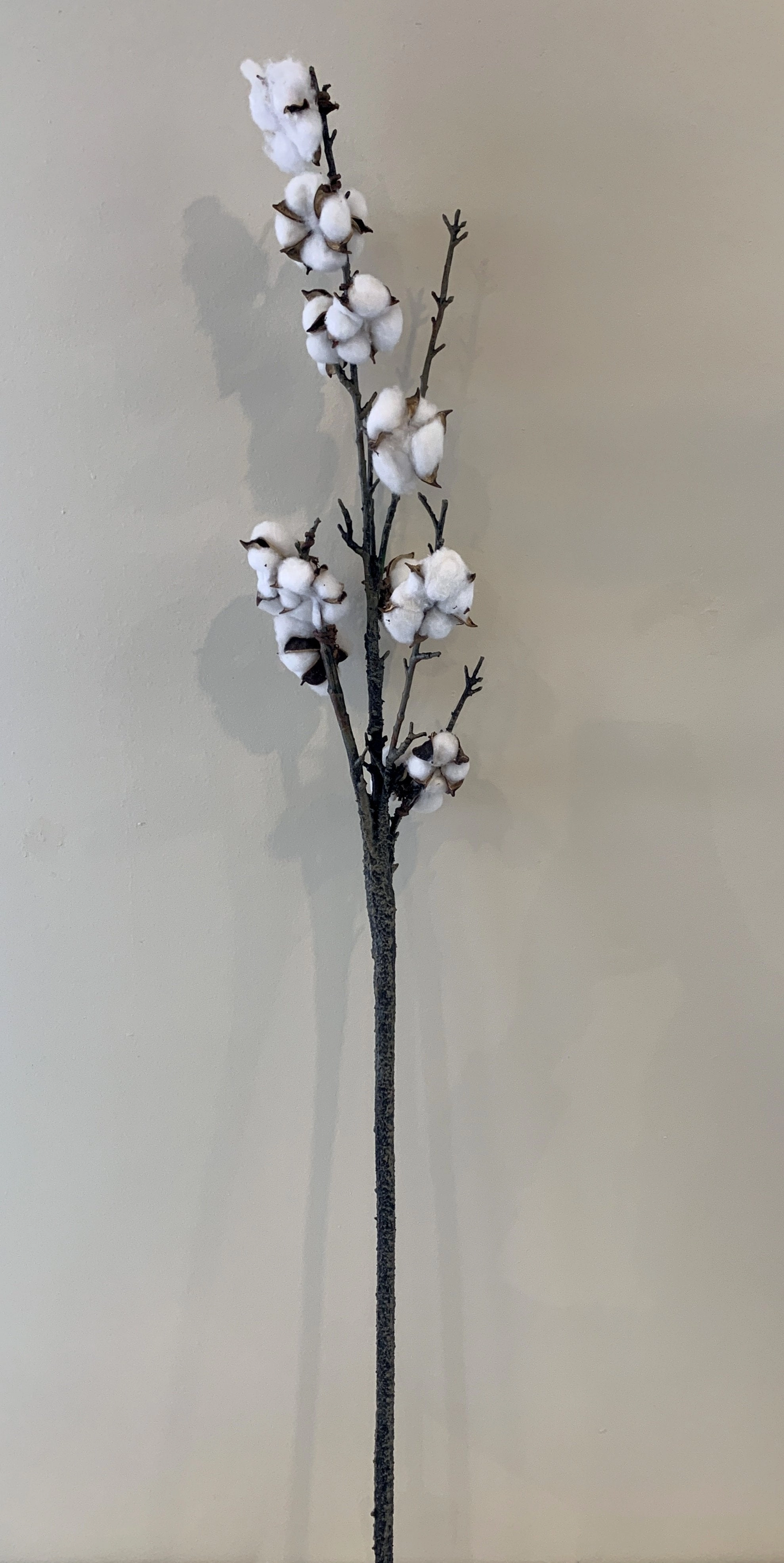 F0277 Artificial Cotton Flower Spray  Available in 2 Styles 110cm/78cm