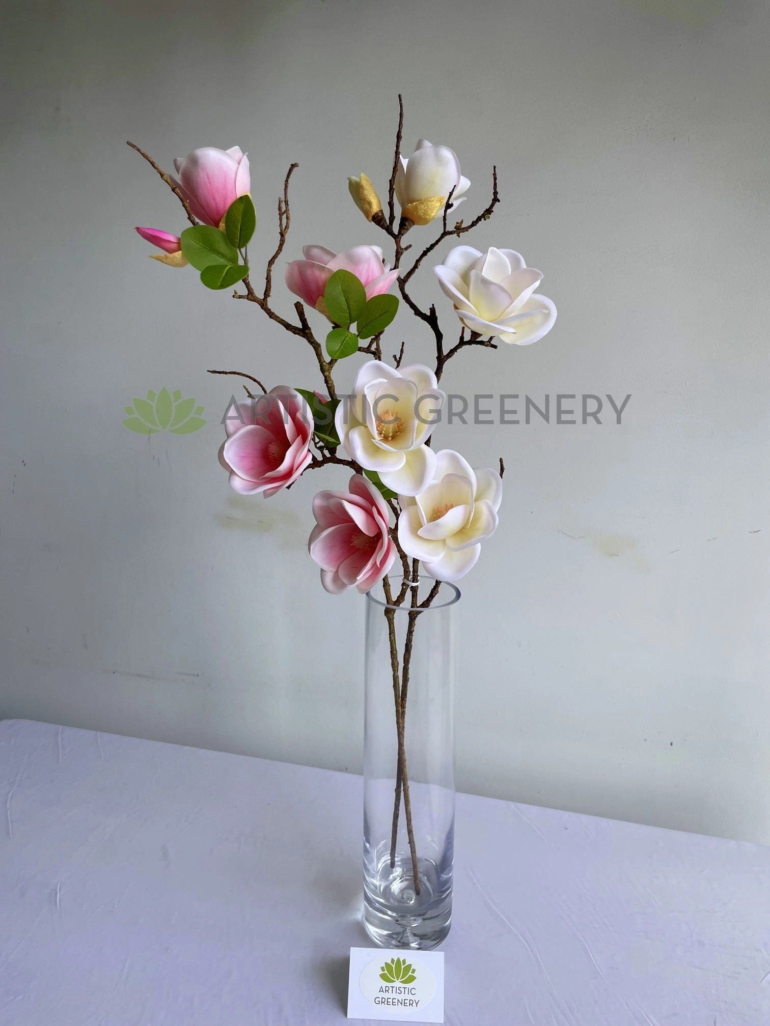 F0309S Magnolia Spray (Small) 81cm Pink / White
