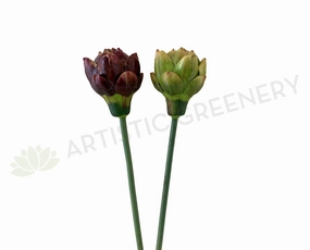 F0313 Artichoke Single Stem 44cm Green / Purple,garden field mower