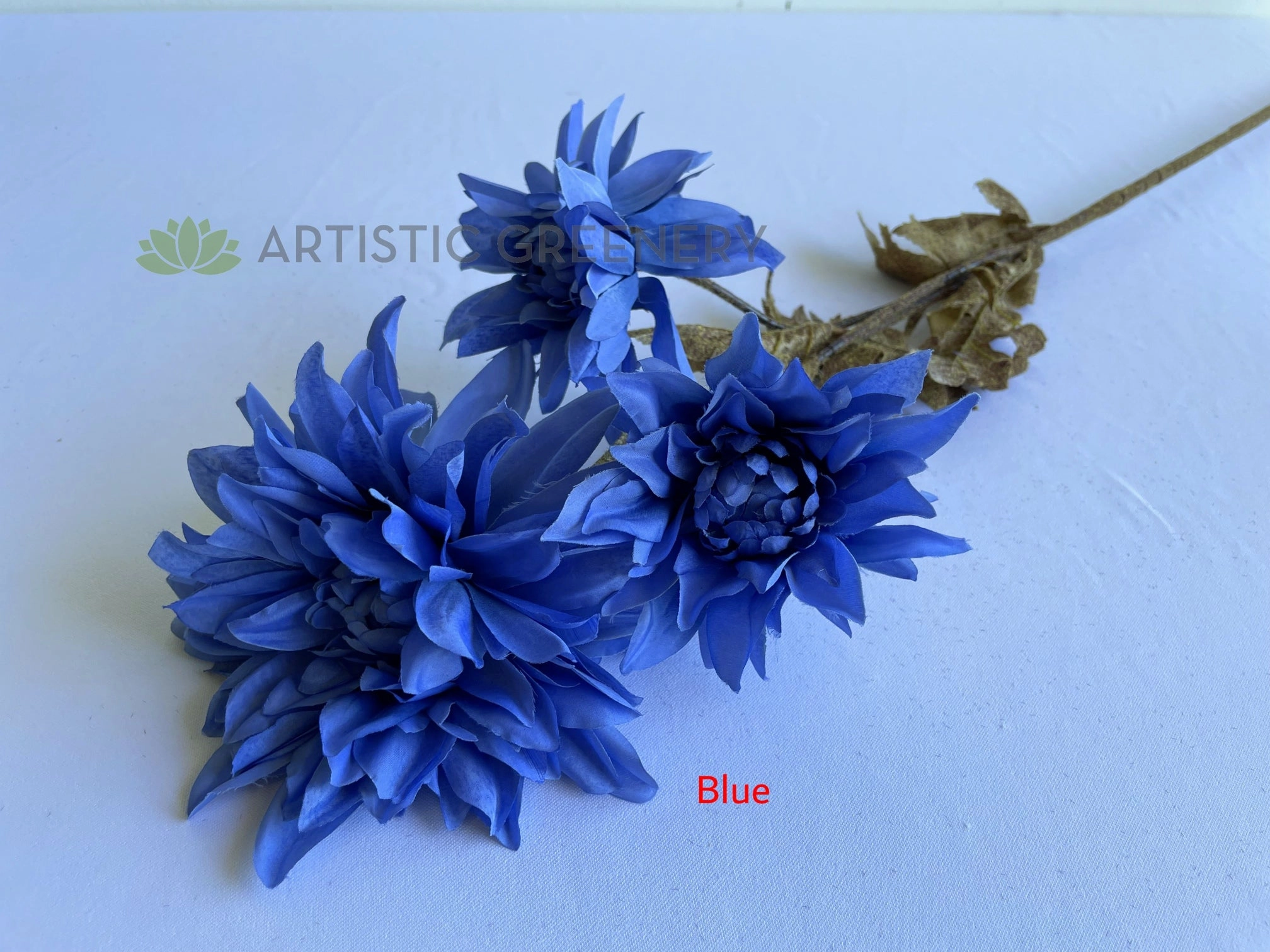 F0398 Dahlia Spray 105cm 3 Colours