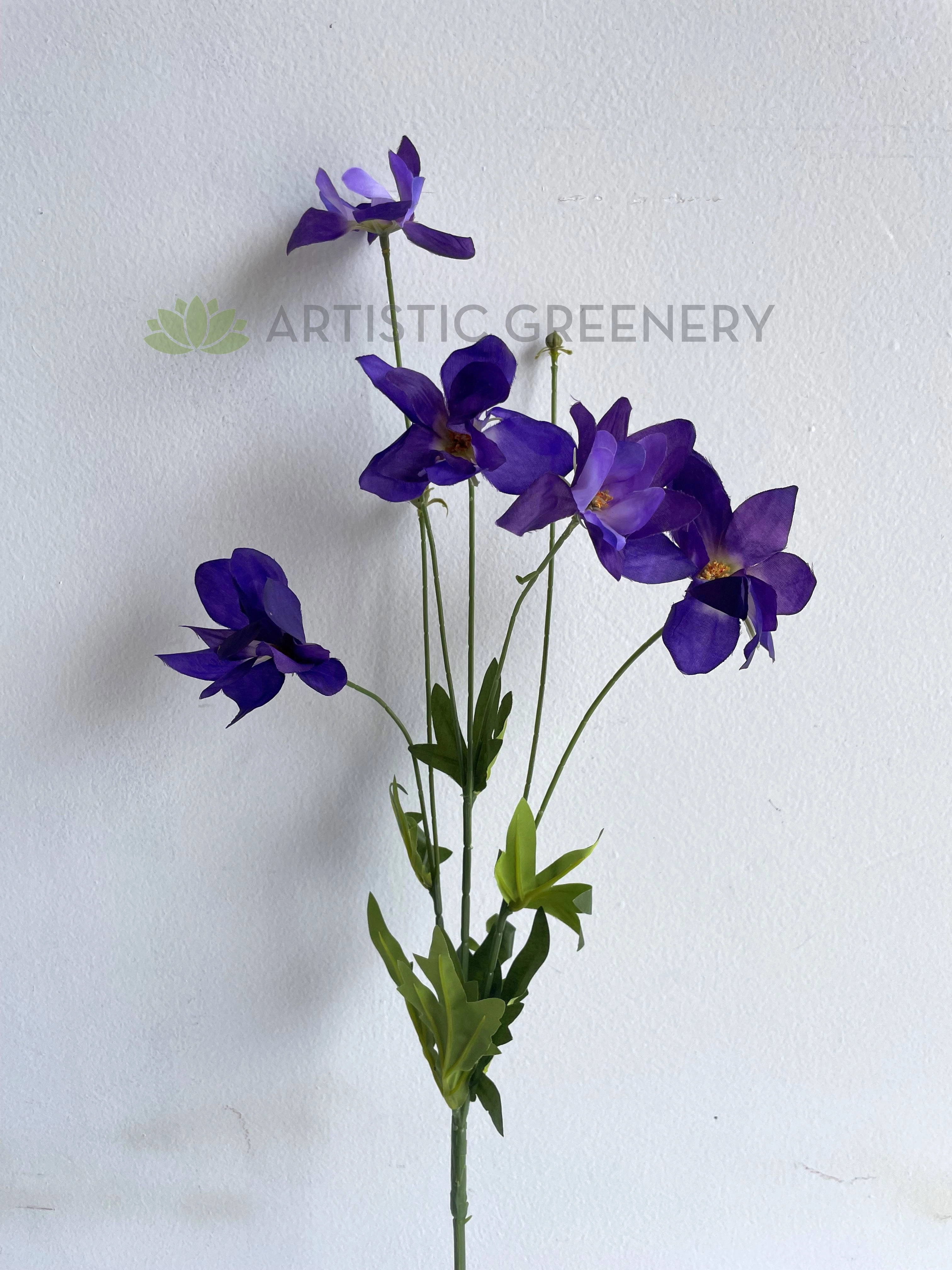 F0408 Alpine Columbine 80cm Purple