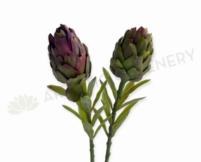 F0410 Artichoke Single Stem 55cm Green / Purple,artificial flower bouquet 