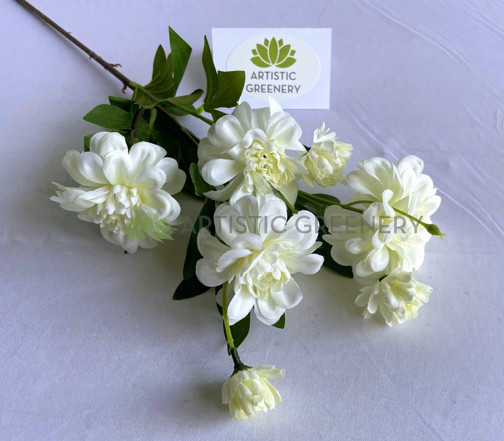 F0418 White Jasmine Flower 69cm