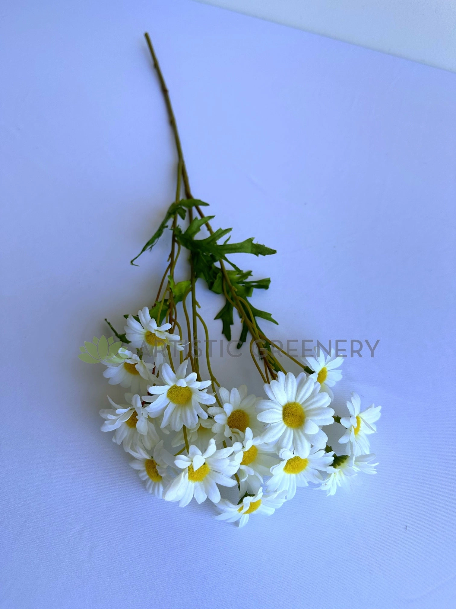 F0451 White Daisy Spray 62cm