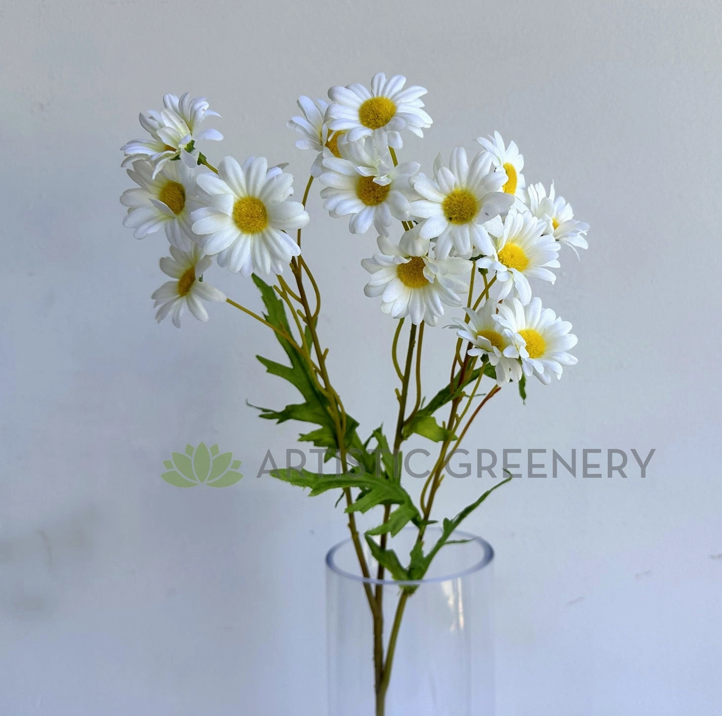 F0451 White Daisy Spray 62cm