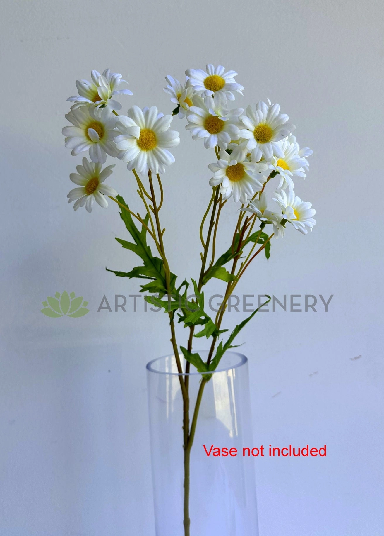 F0451 White Daisy Spray 62cm