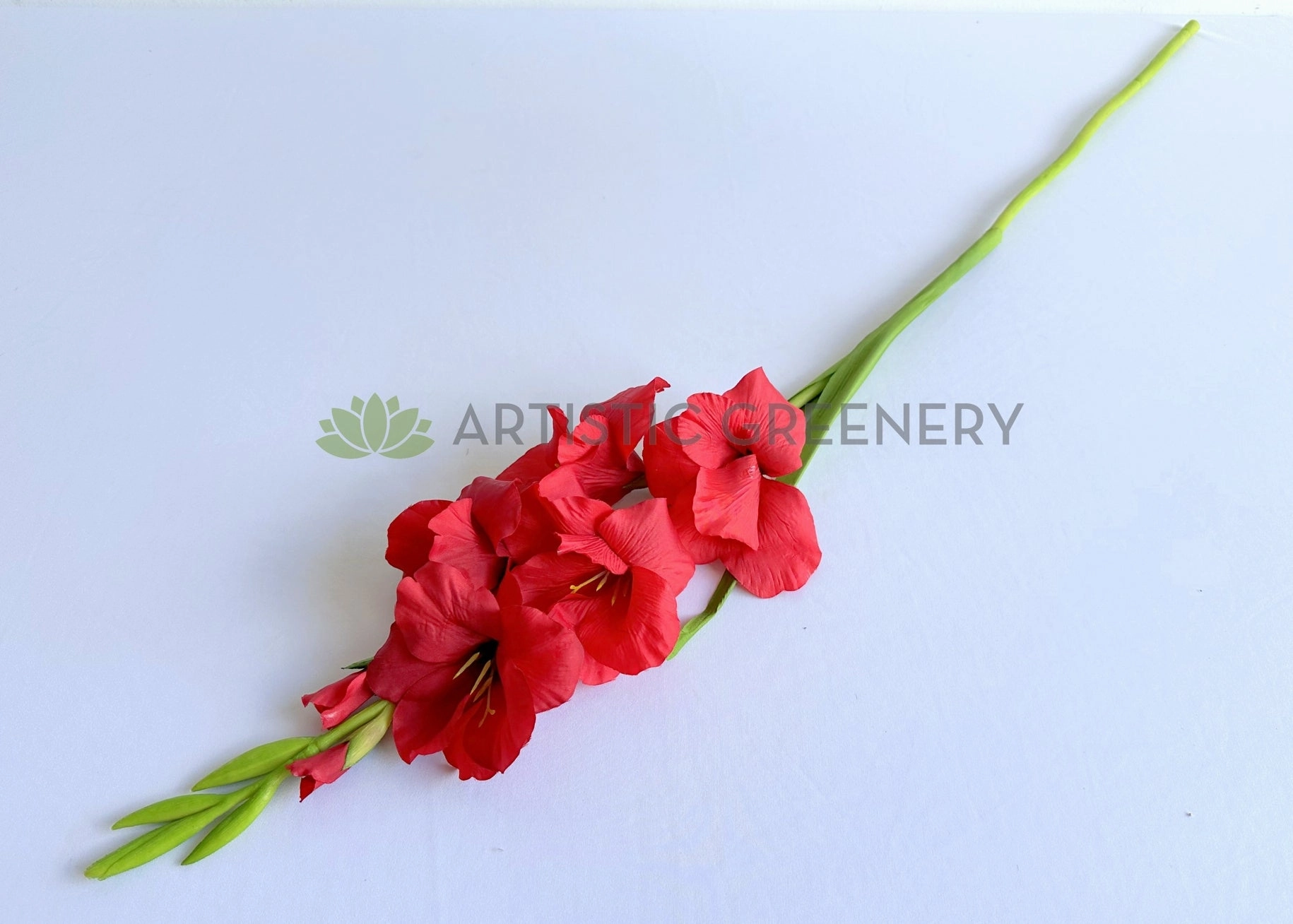 F0468 Gladiolus Spray 93cm Red
