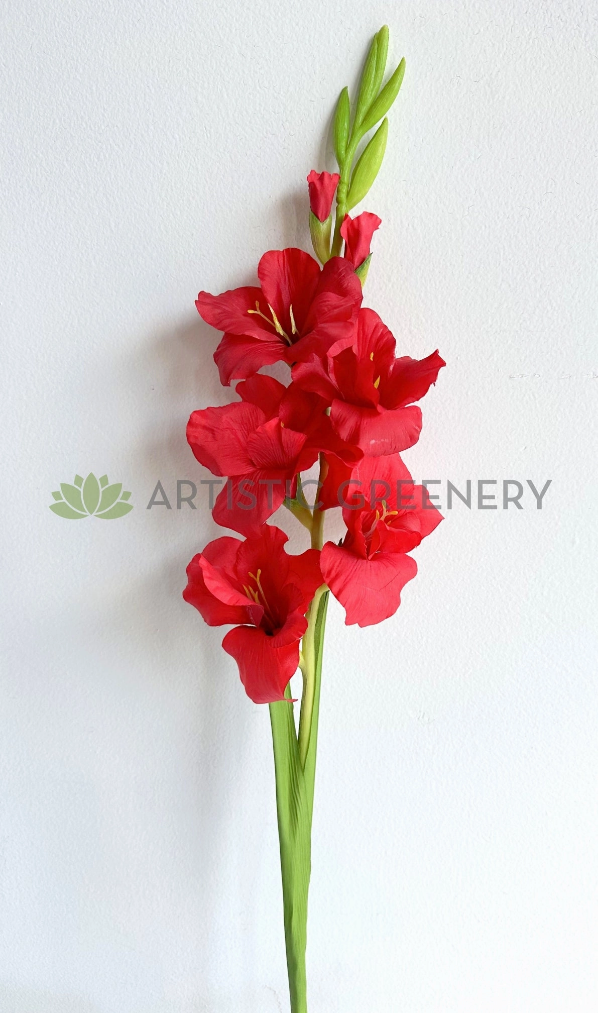 F0468 Gladiolus Spray 93cm Red