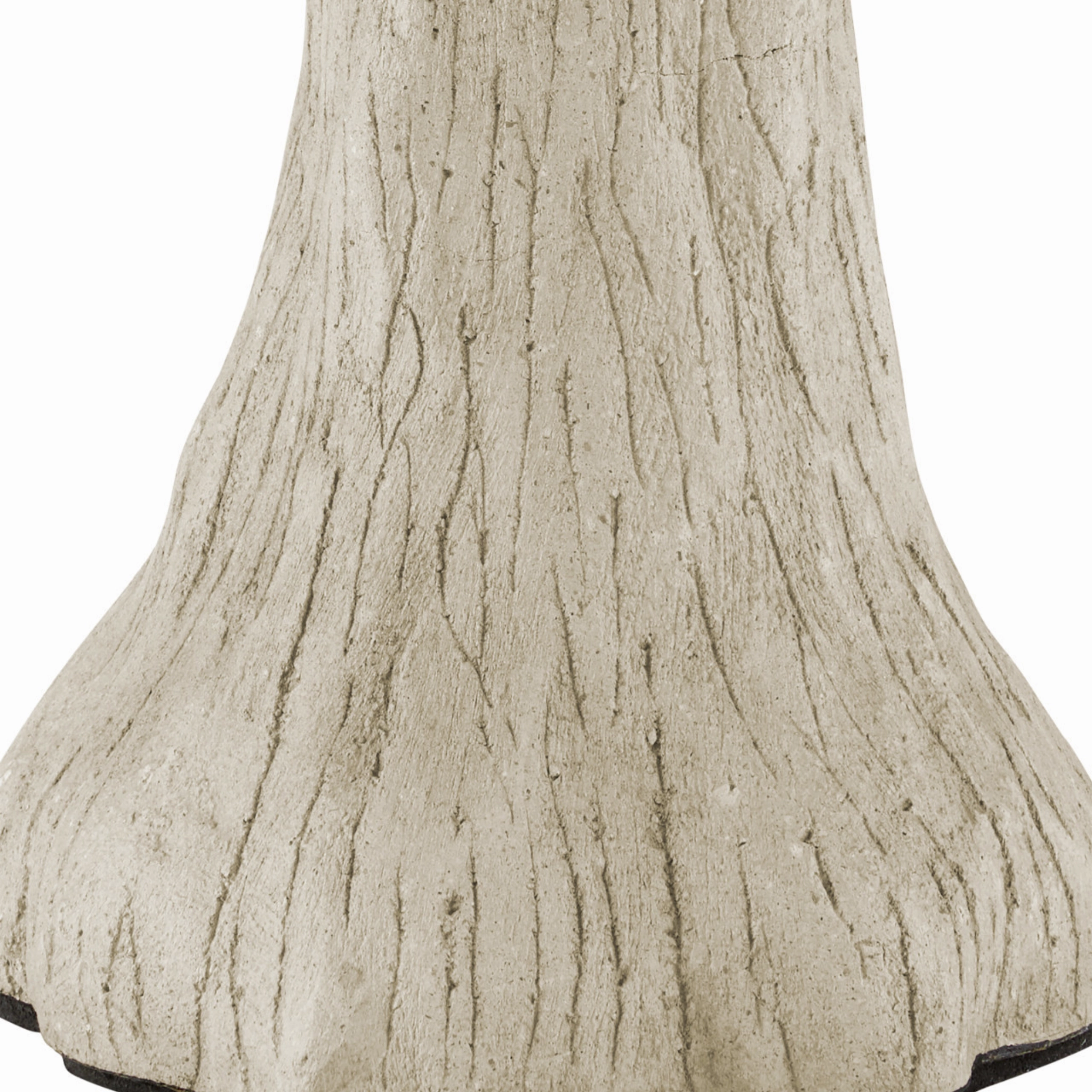 Faux Bois Medium Concrete Bird Bath