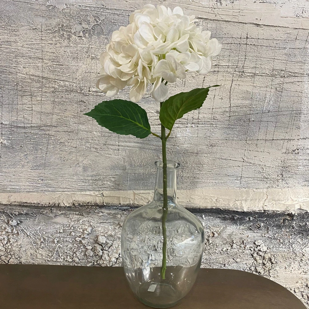 Feel Real White Hydrangea 55cm,dried artificial flower