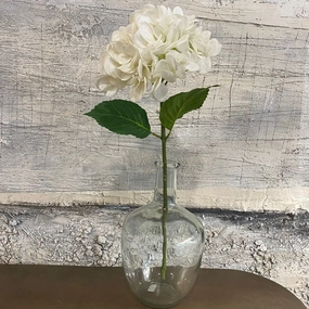 Feel Real White Hydrangea 55cm,dried artificial flower
